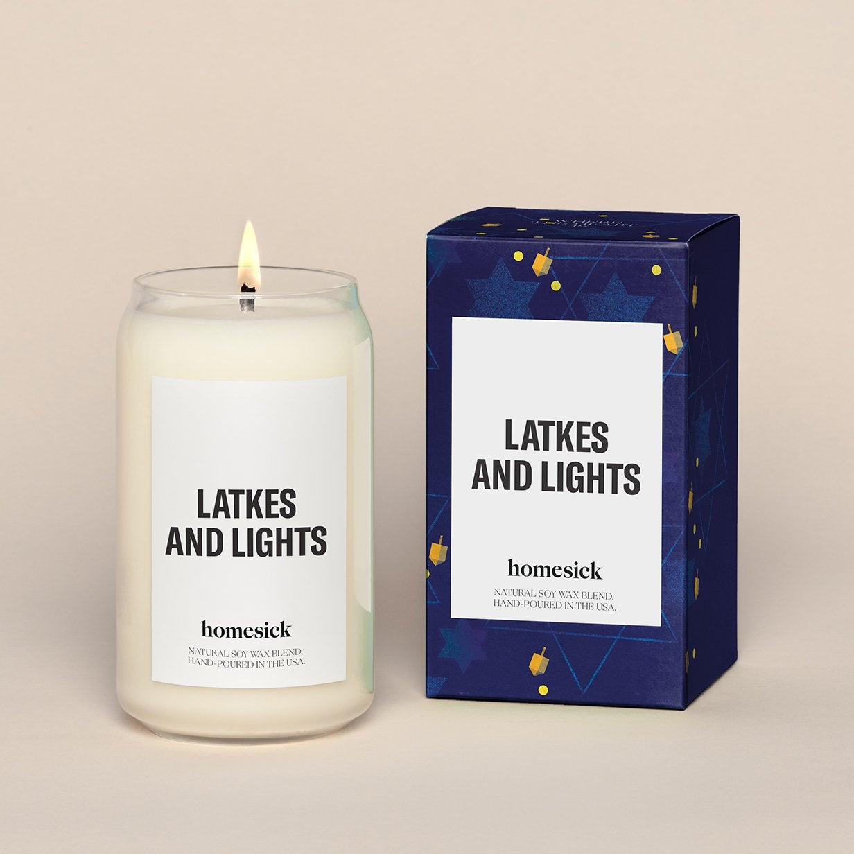 Homesick + Latkes and Lights Candle