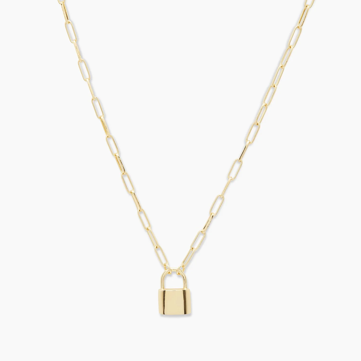 Gorjana Kara Padlock Charm Necklace