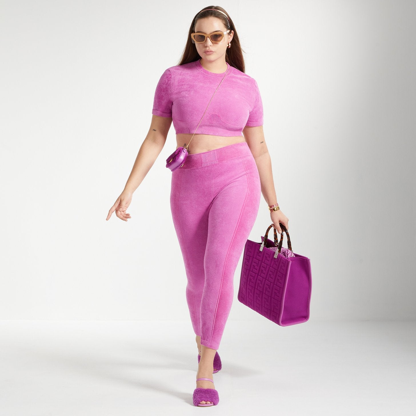 FENDI X SKIMS, Intimates & Sleepwear, Fendi X Skims Colorado Pink Tights  Size Medium Brand New Original Package