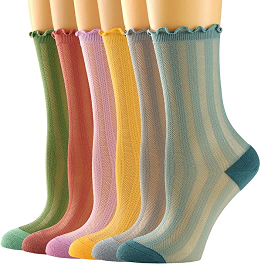 MCool Mary + Ankle Ruffle Socks (6 Pack)