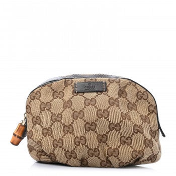 gucci bamboo makeup bag