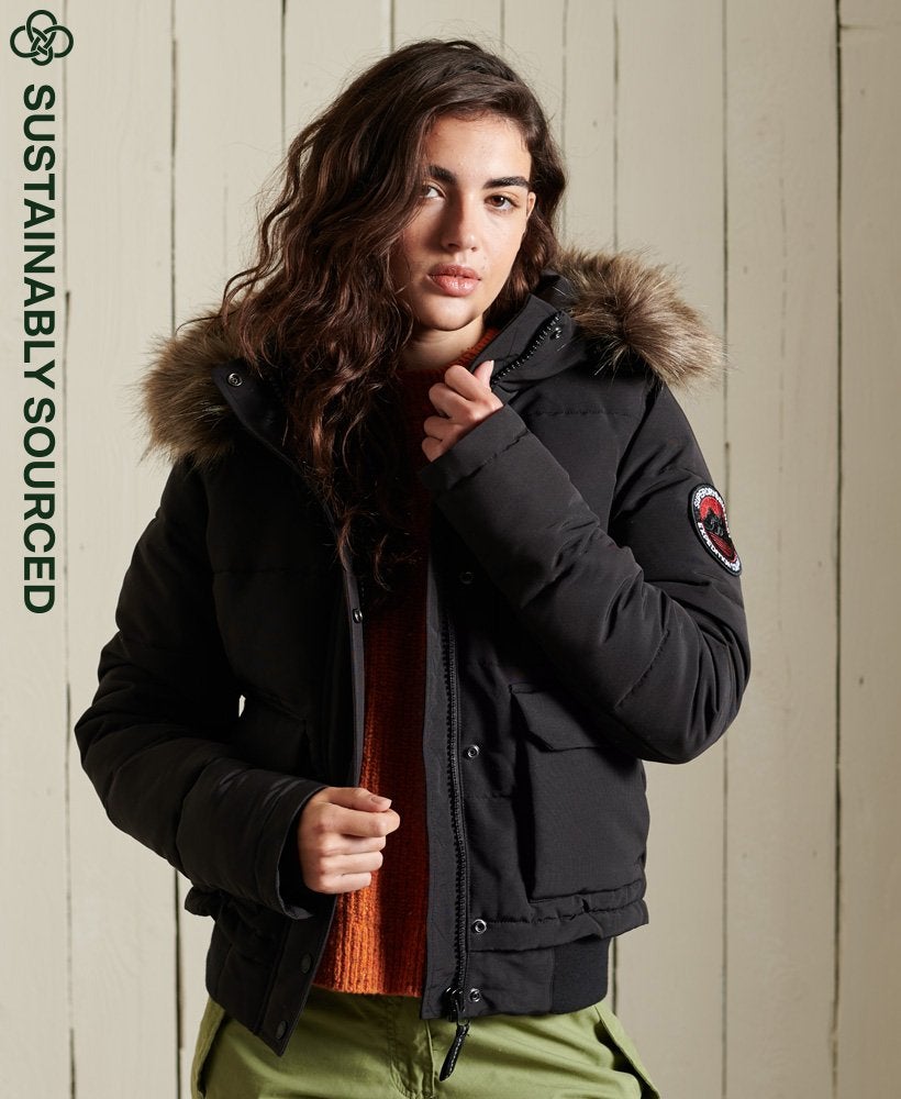 Superdry Hooded Everest Puffer Bomber Jacket | Grattan