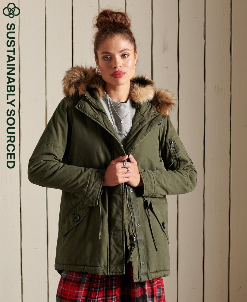 Military parka clearance jacket superdry