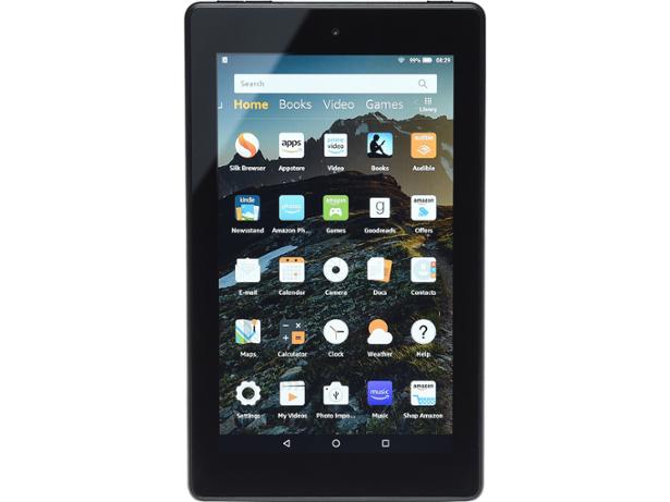 Amazon + Fire 7 Tablet | 7″ Display, 16 GB, Black