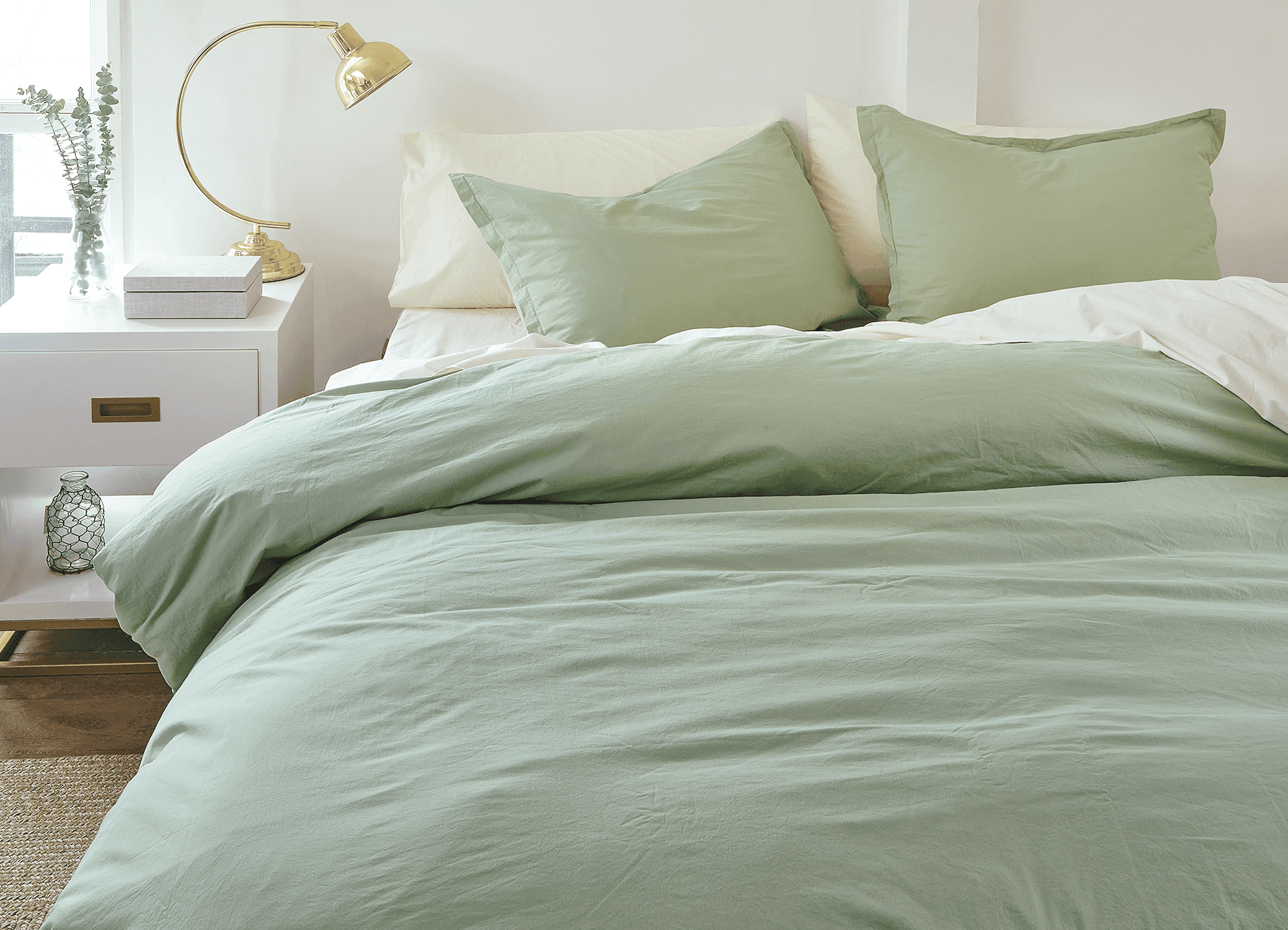 Envello + Casual Percale Sheet Set