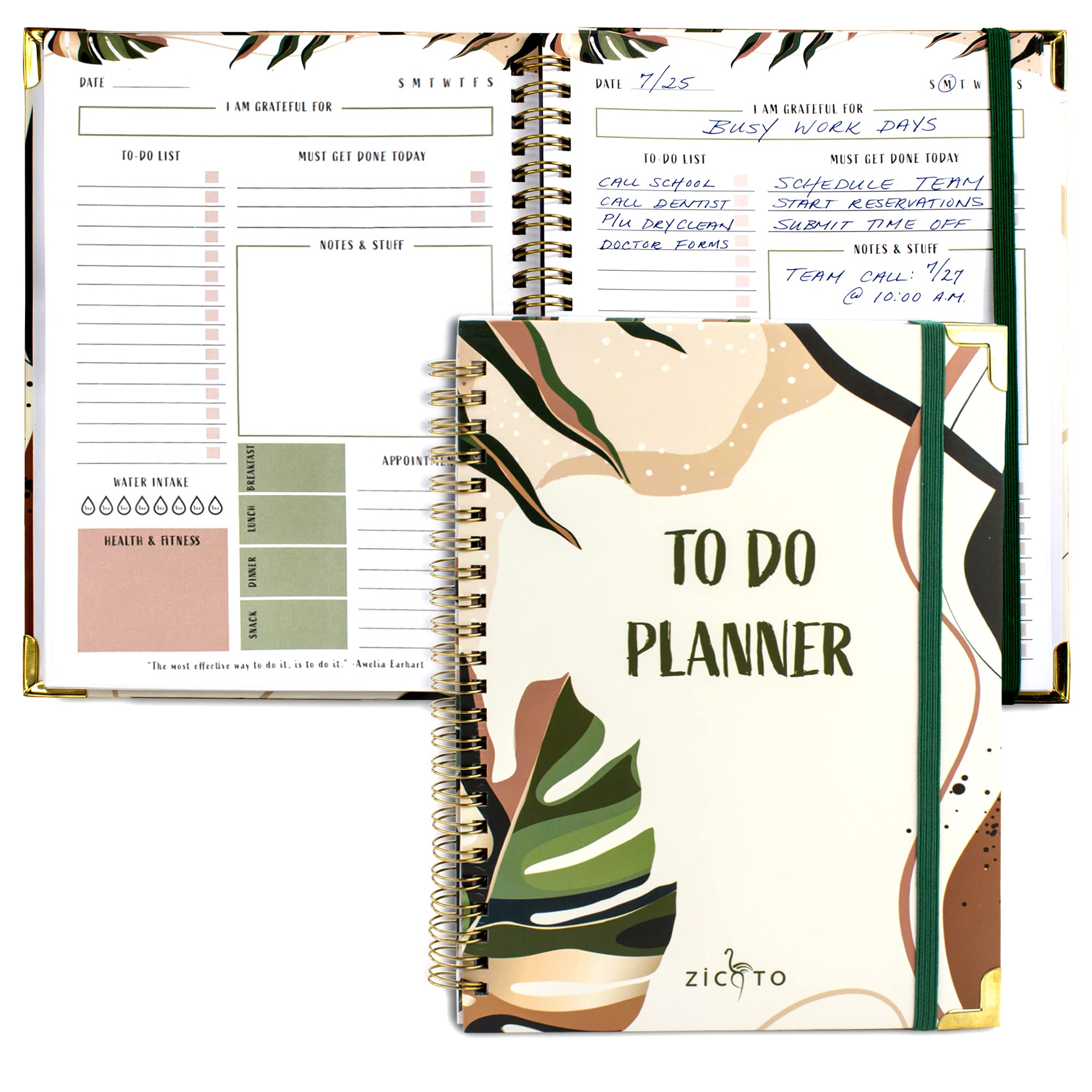 ZICOTO + Simplified To Do List Planner Notebook