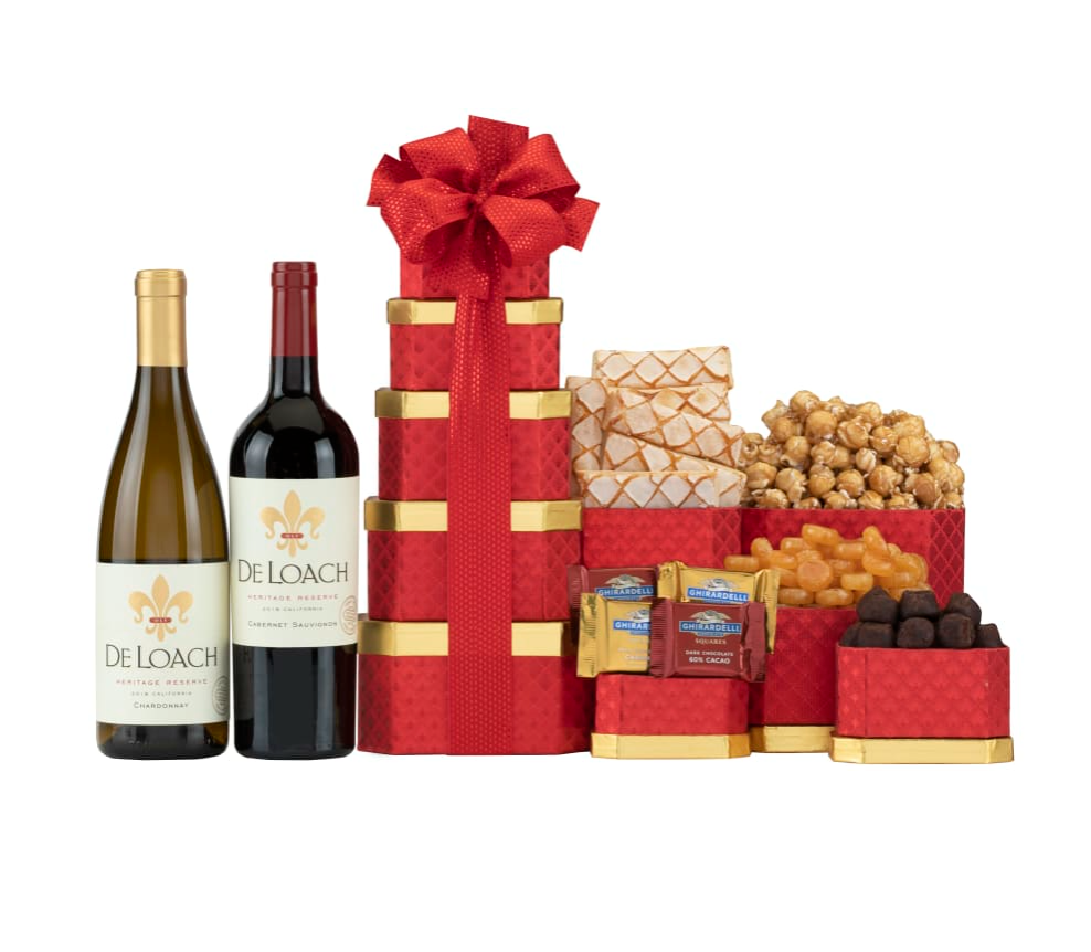 + Sonoma Wine Gift Tower