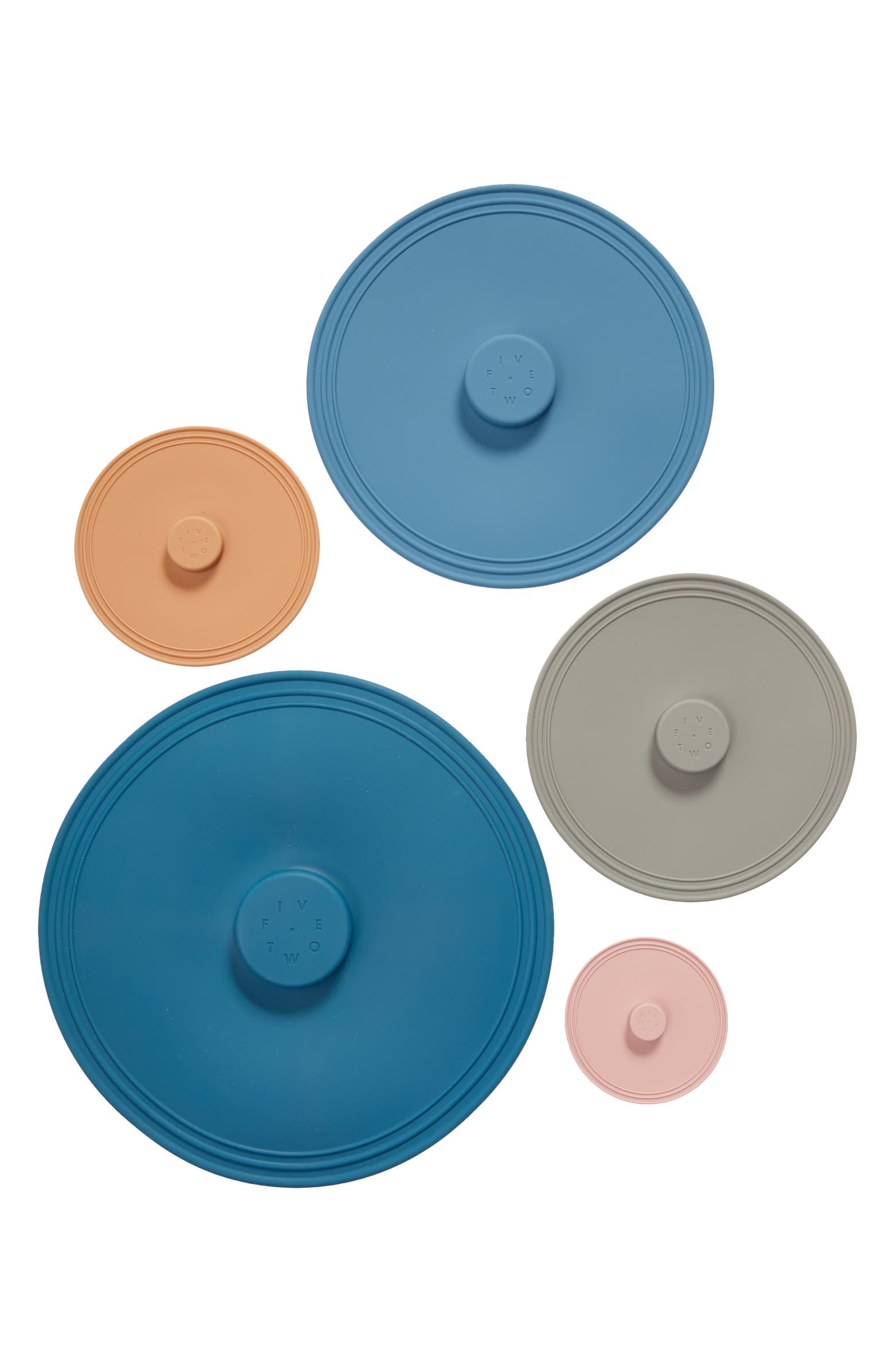 Two Five by Food52 + Pack of 5 Assorted Airtight Silicone Lids