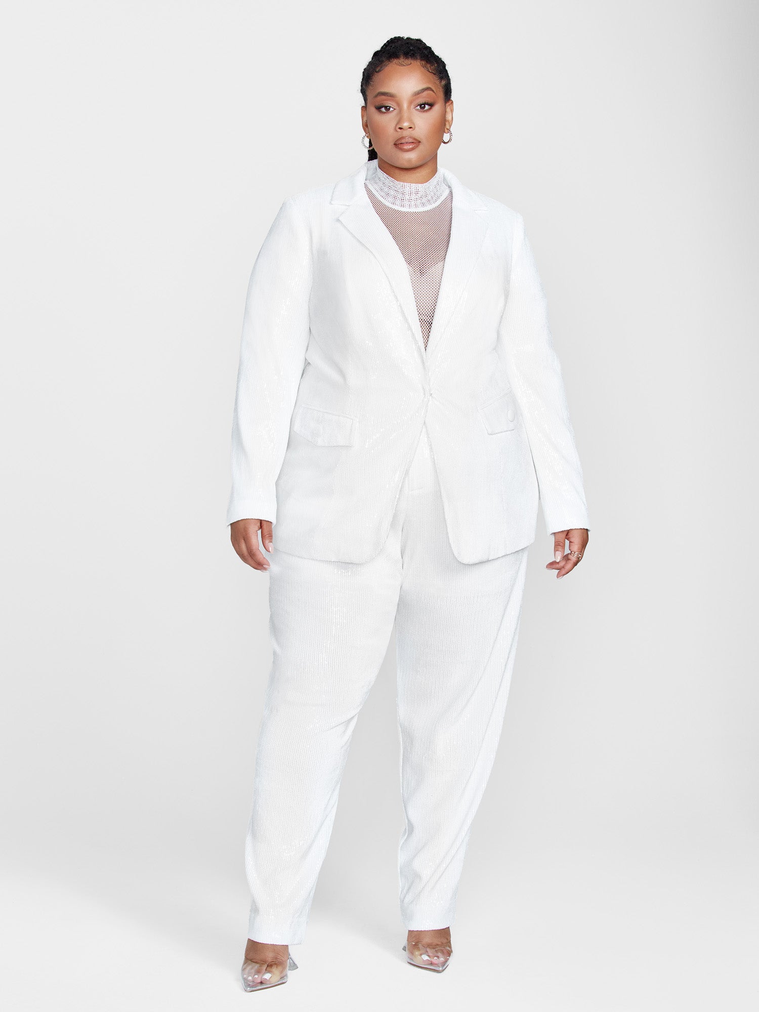 white dress suit for wedding