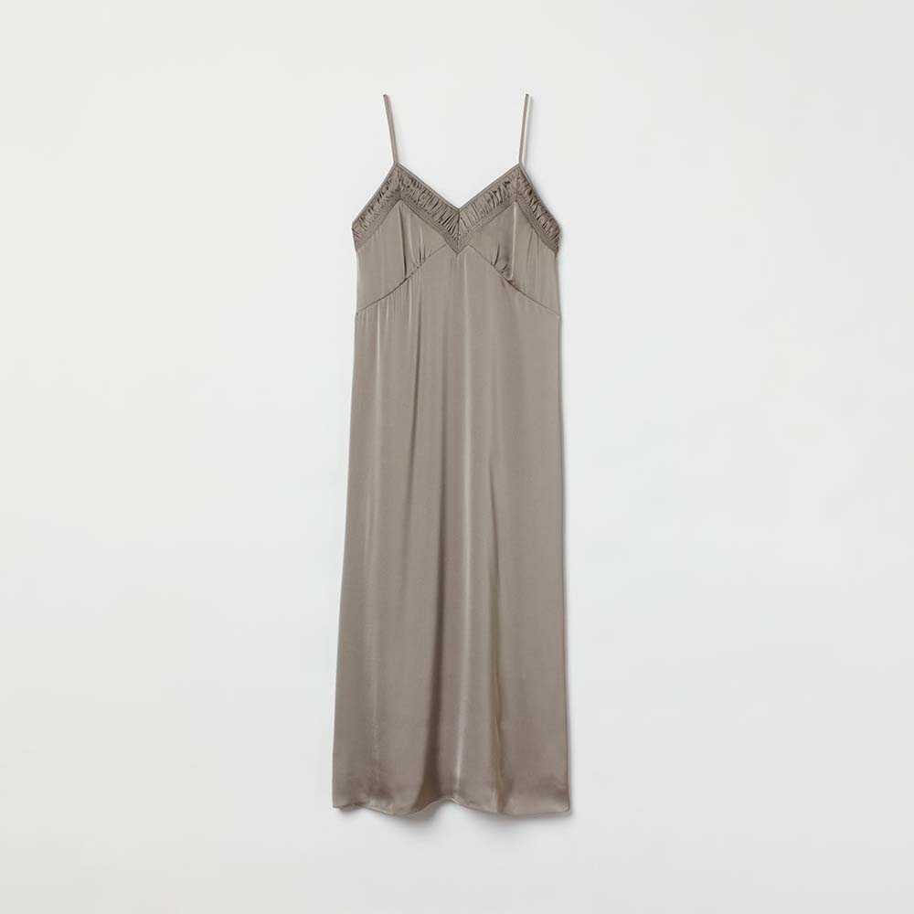 H&M + Satin Slip Dress