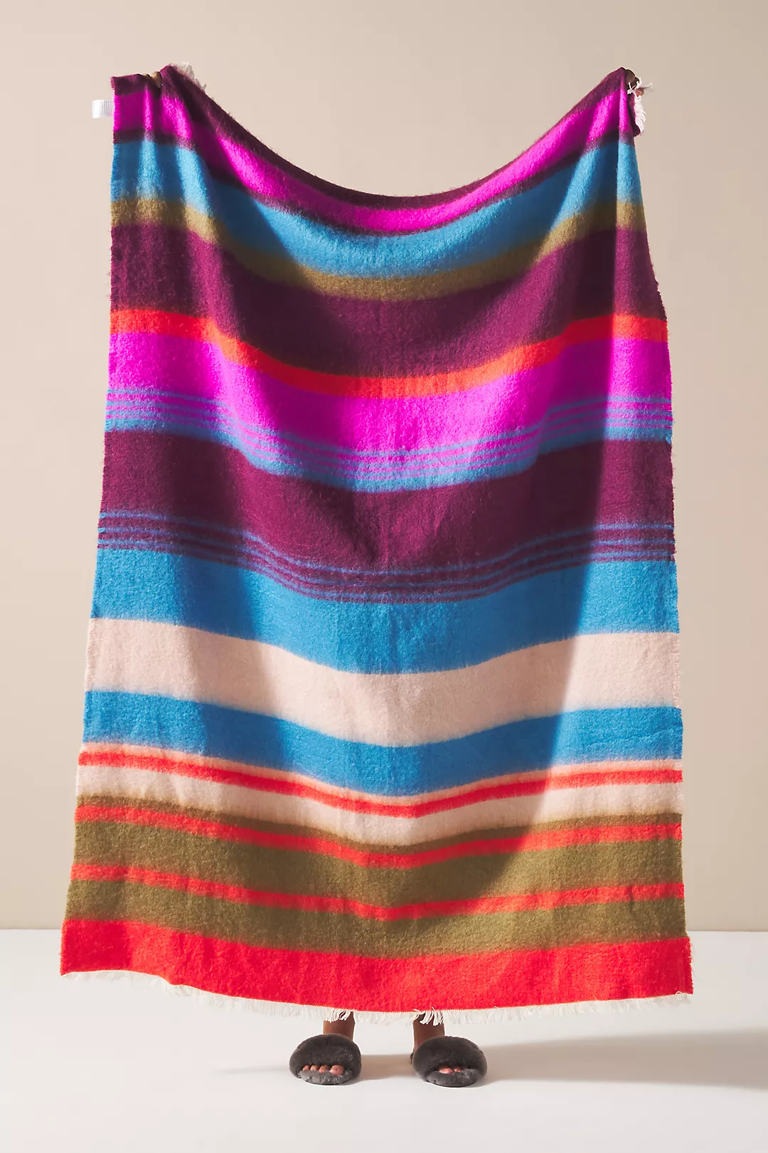 Anthropologie Bright Stripe Throw shops Blanket