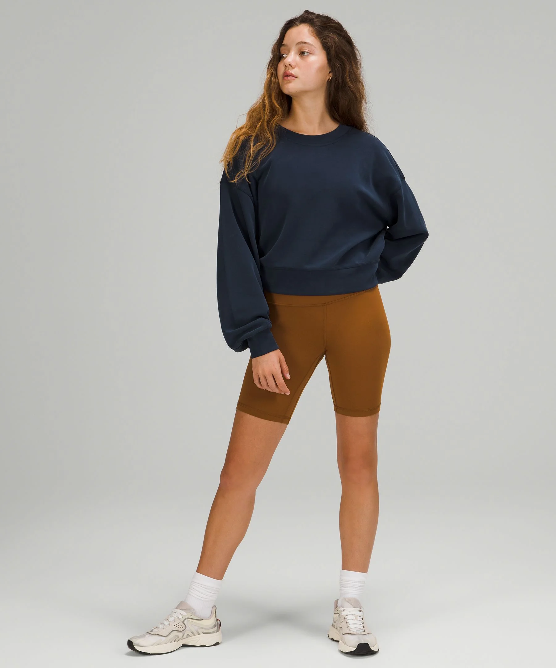 Lululemon Softstreme Perfectly Oversized Cropped Crew-Various Color and  Size NWT