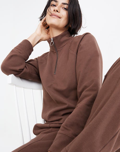 Madewell half hot sale zip sweater