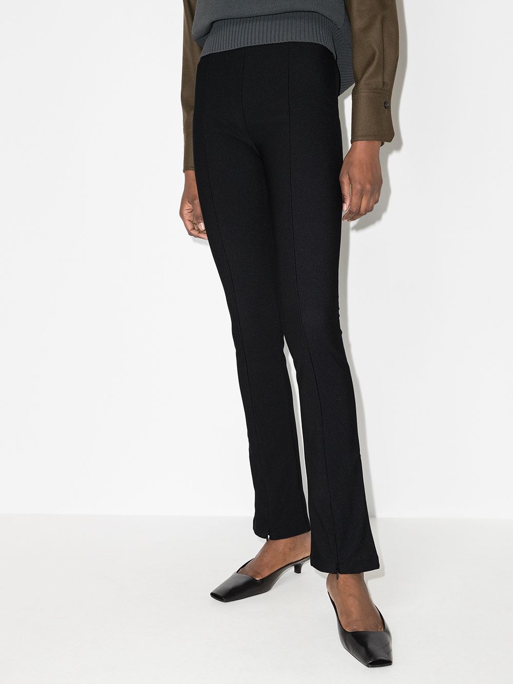 The Row Silk FRAIDY See-through Leggings with Ankle Zip women - Glamood  Outlet