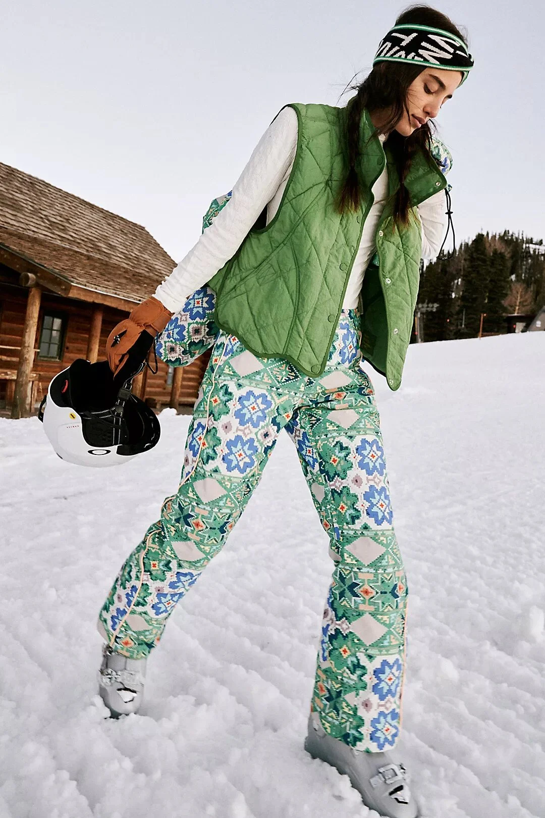 Free People + Bunny Slope Printed Ski Pants