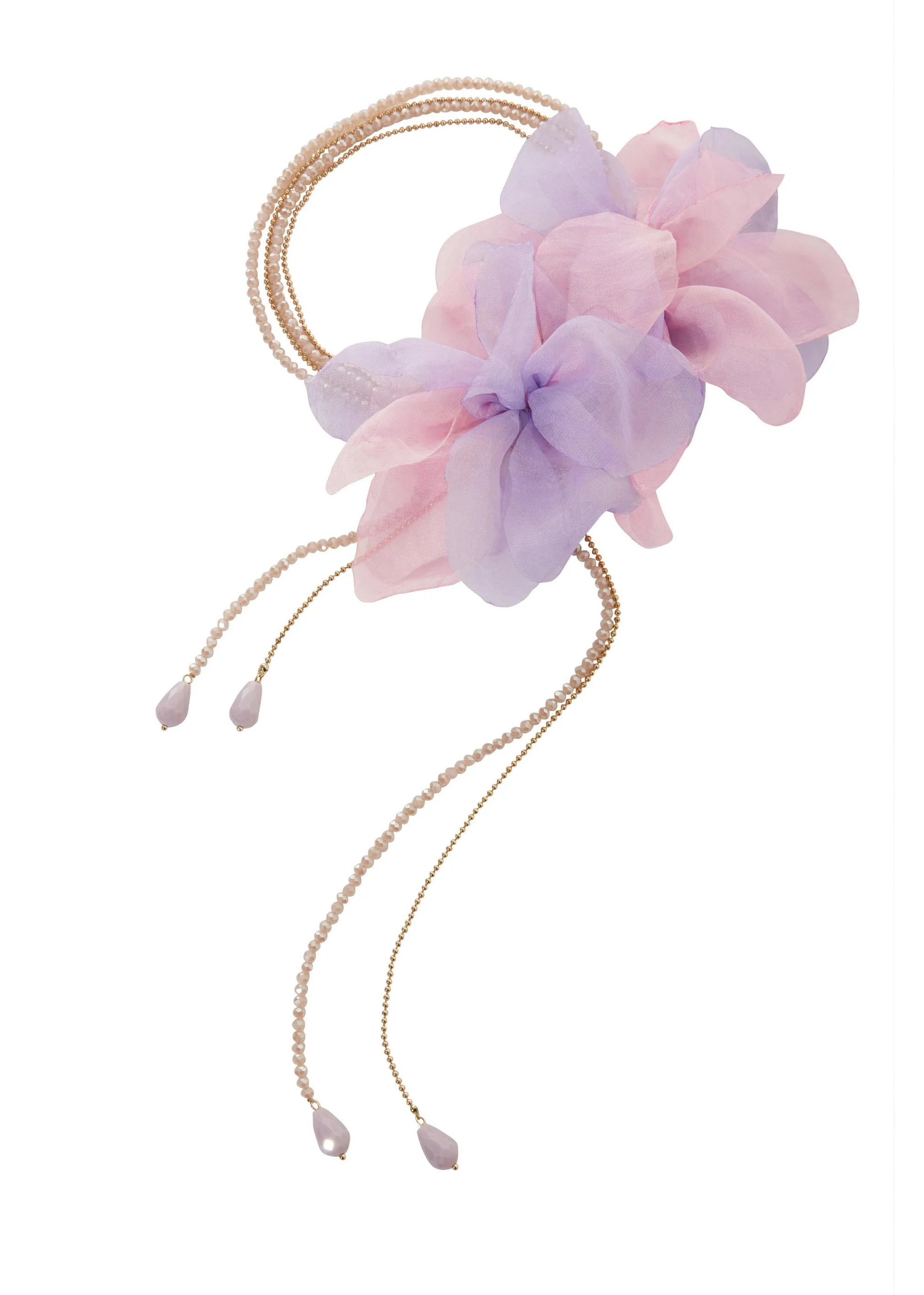 Flower and Pearl Necklace — Boston Women's Market