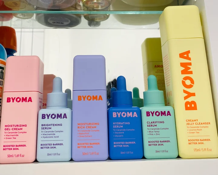  BYOMA So Hydrating Set - Barrier Repair Skincare Set - Creamy  Jelly Cleanser, Hydrating Face Serum & Ceramide Face Moisturizer for Dry  Skin - Anti Wrinkle, Alcohol Free Skin Care 