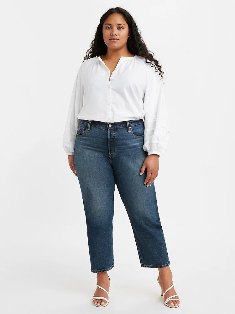 levi plus size jean capris