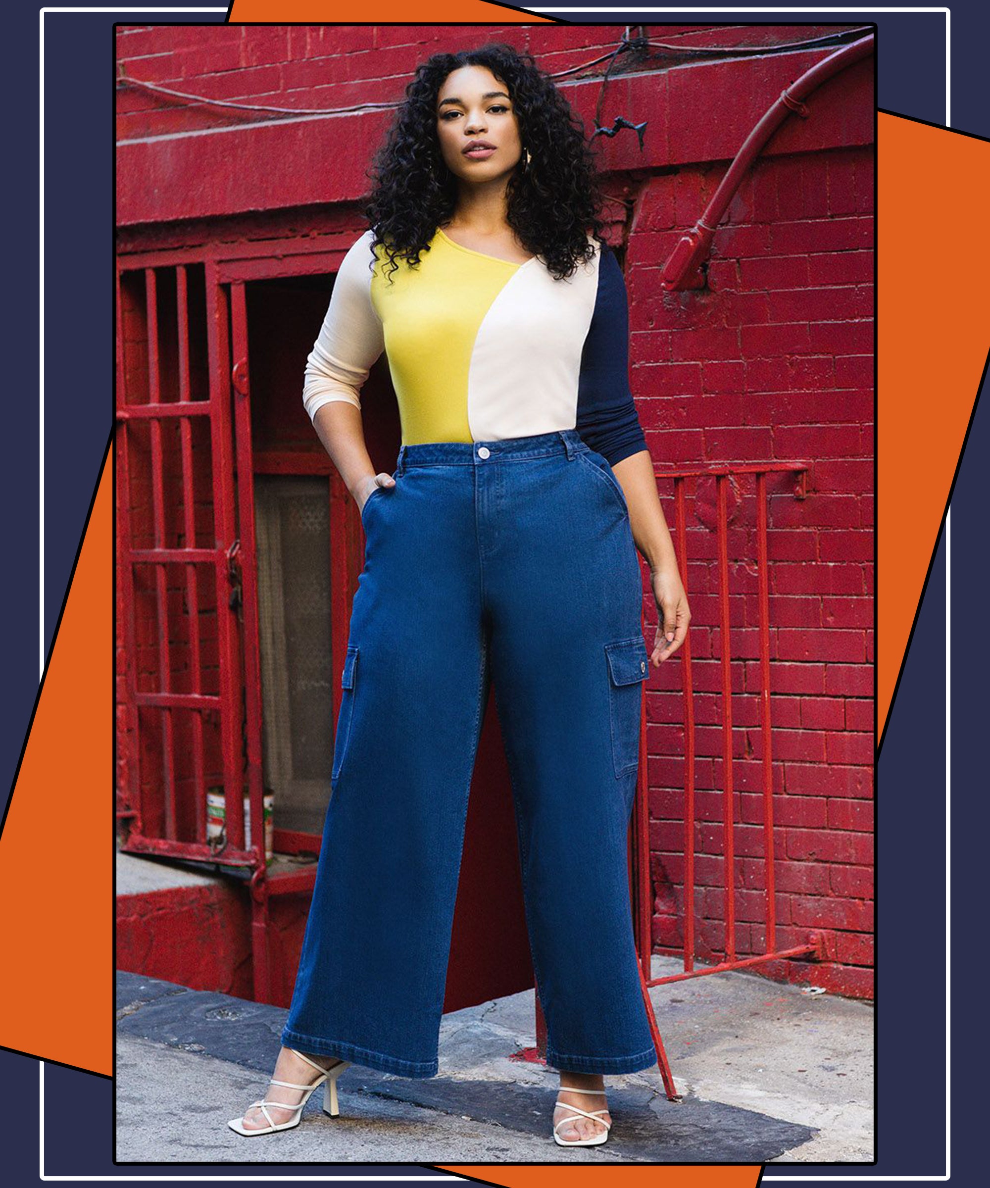 How to style plus-size high waisted jeans