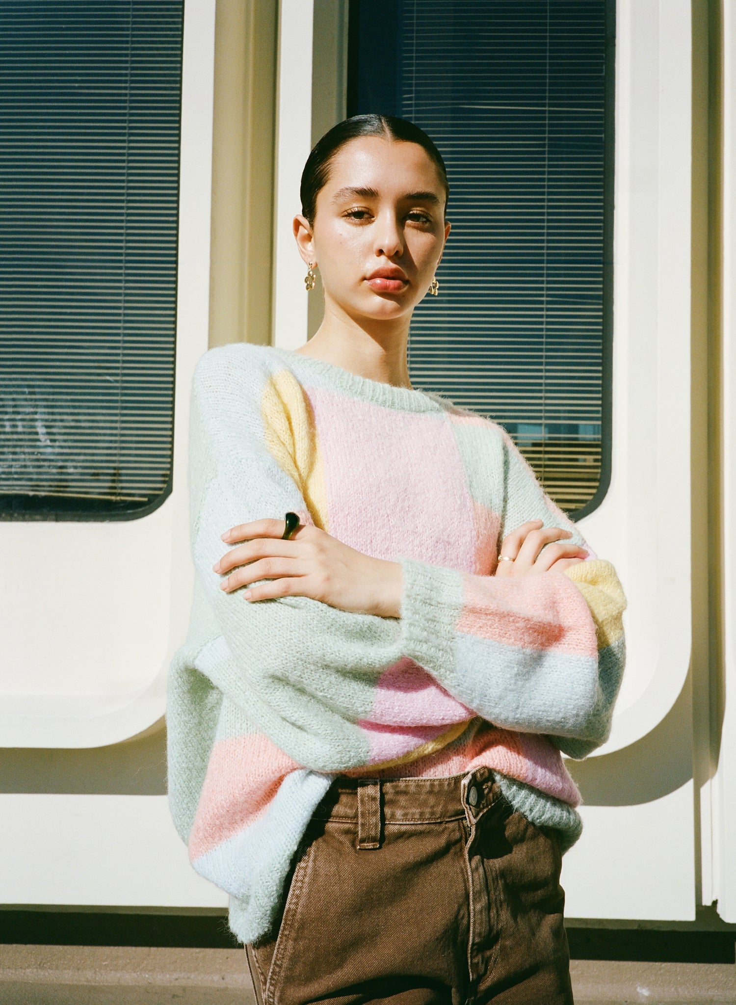 Lisa Says Gah + Helen Sweater, Pastel Block
