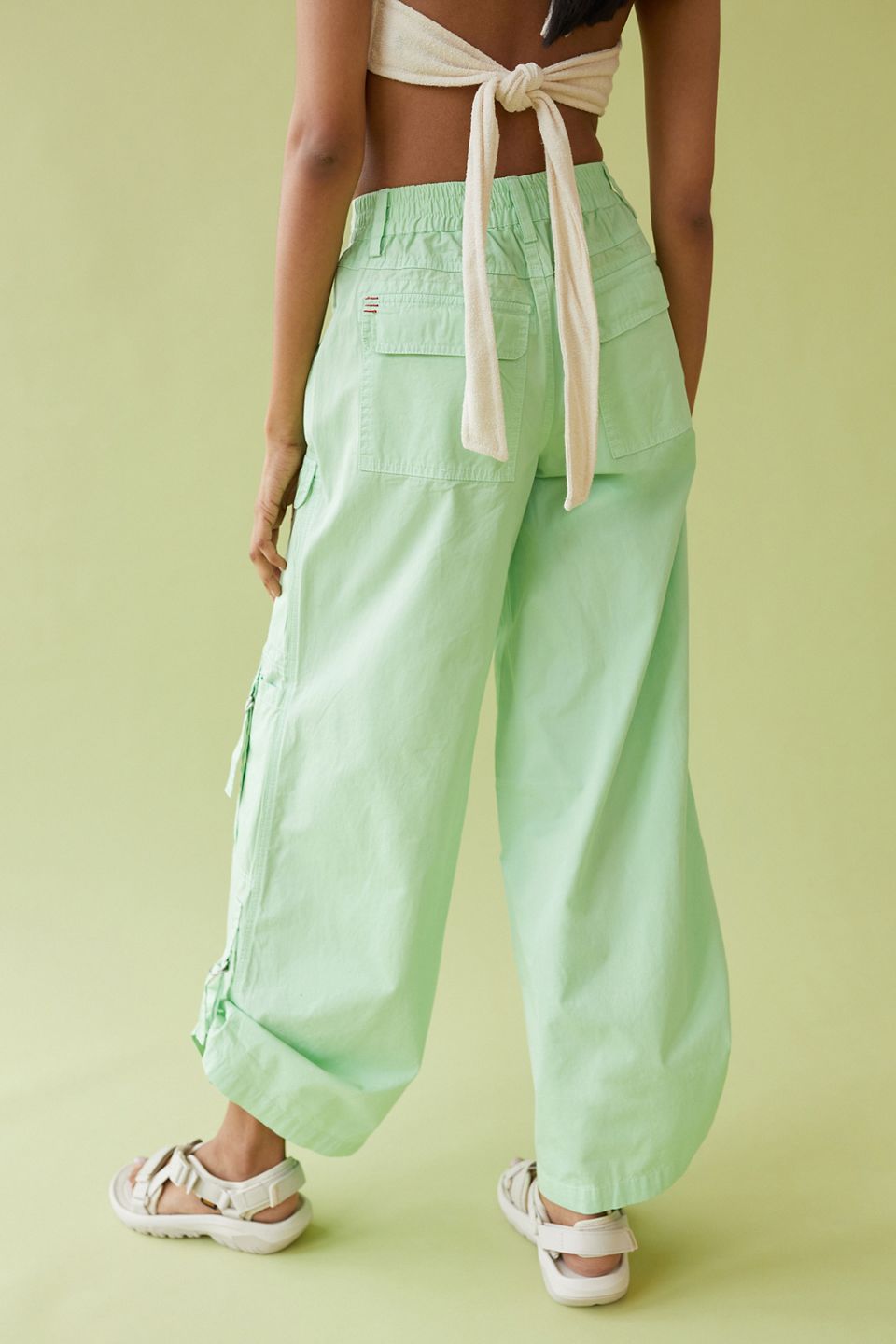BDG Denim Strappy Baggy Cargo Pants | Urban Outfitters Turkey