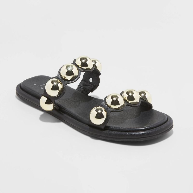 A New Day + Didi Embellished Slide Sandals