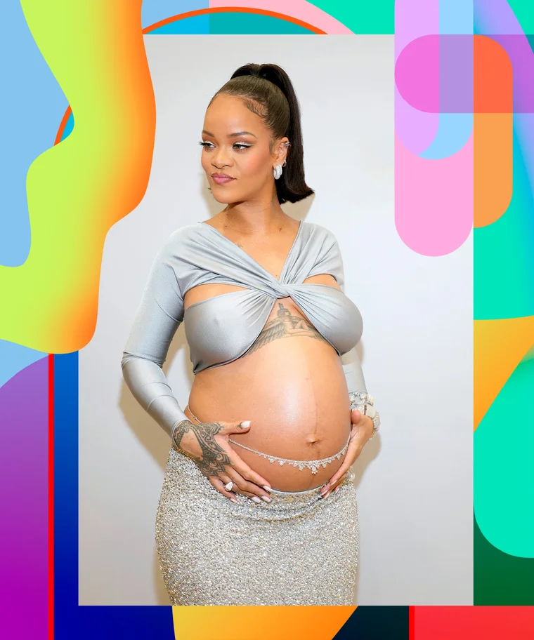Pregnancy Sports Bra in Blue - Sexy Mama Maternity