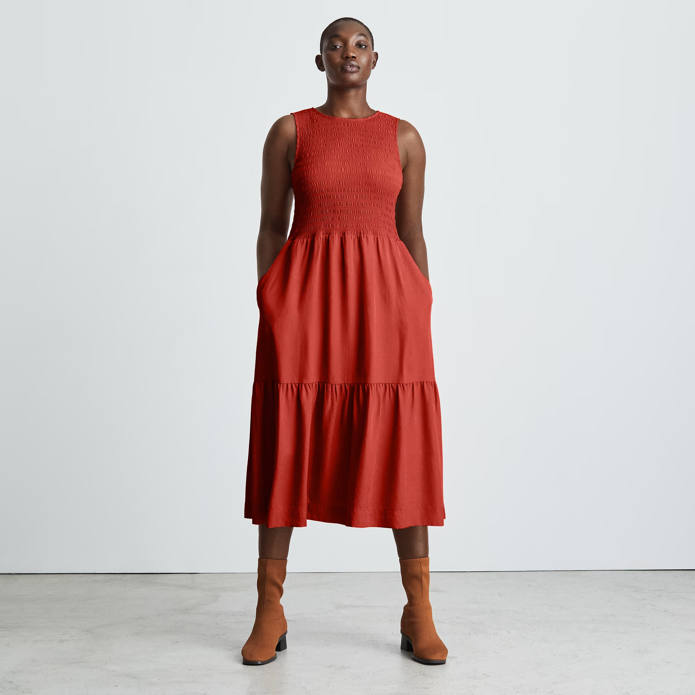 Everlane + The Smock Maxi Dress