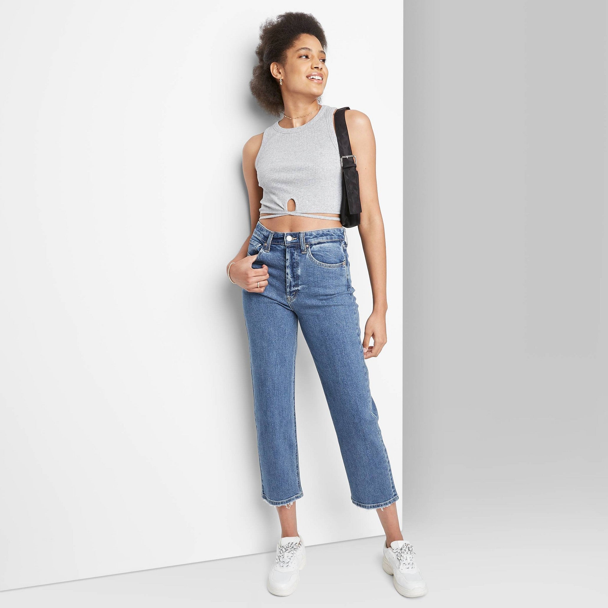 target wide leg jeans outfit｜TikTok Search