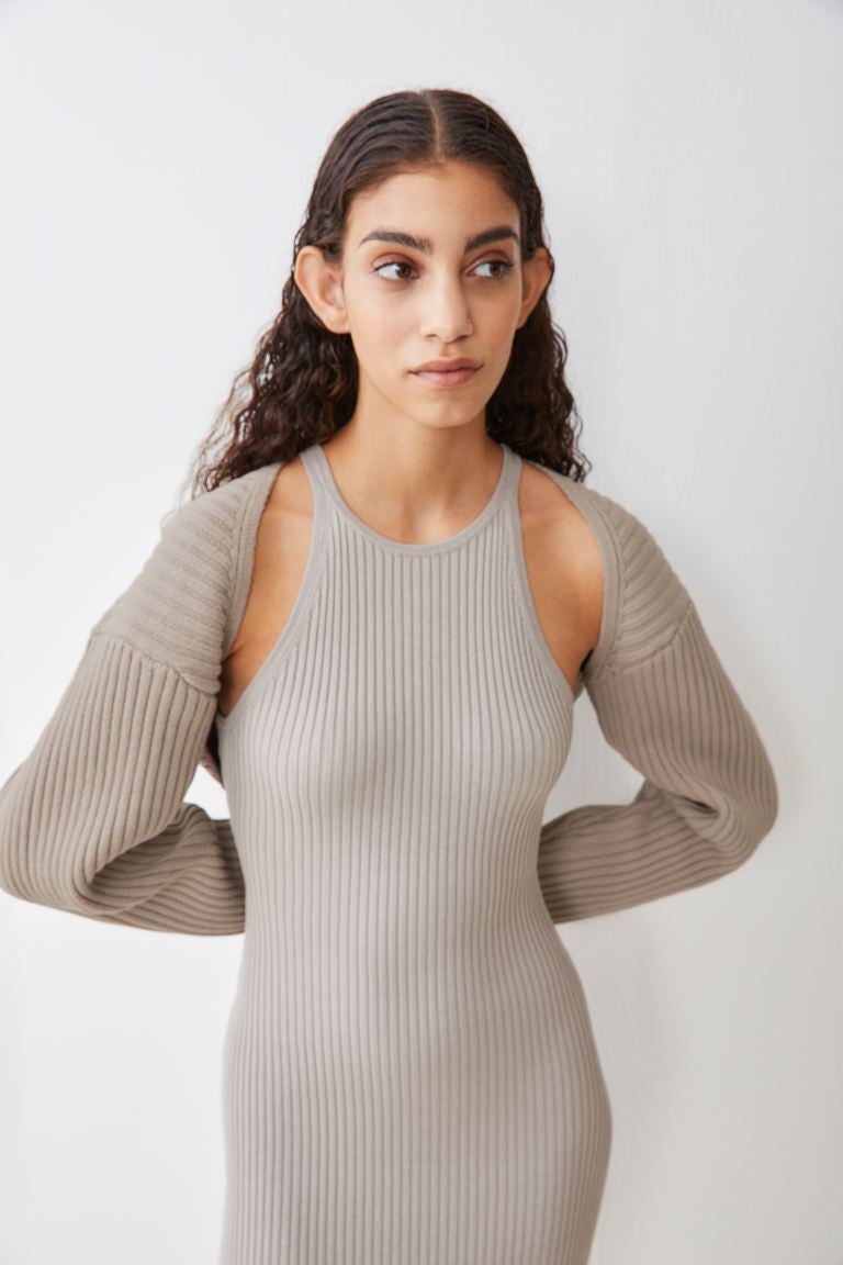 H&M Rib-knit Bolero Sweater