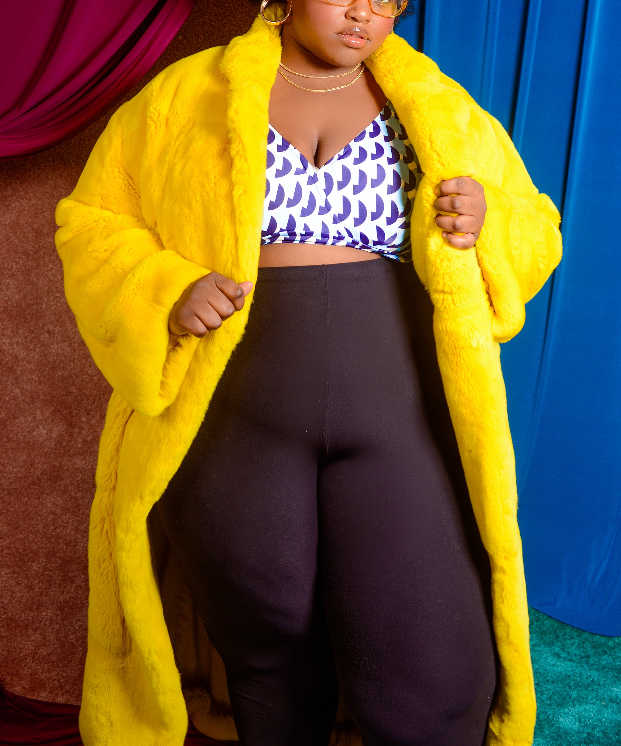 Plus size curvy store girl