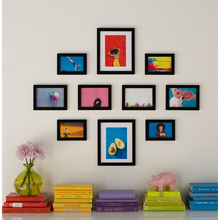 Wayfair Basics + 10 Piece Gallery Essential Picture Frame Set