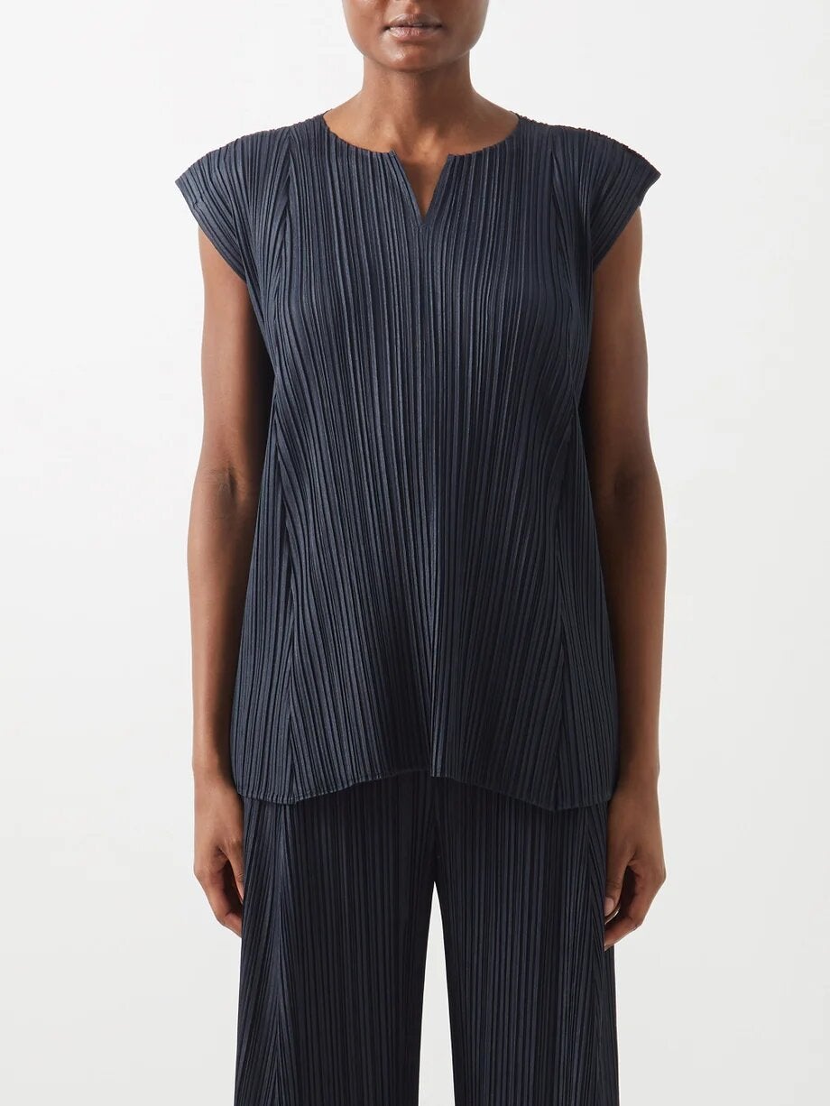 PLEATS PLEASE ISSEY MIYAKE + Technical-Pleated Tunic Top