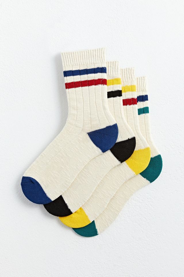 Urban Outfitters Striped Crew Sock Pack