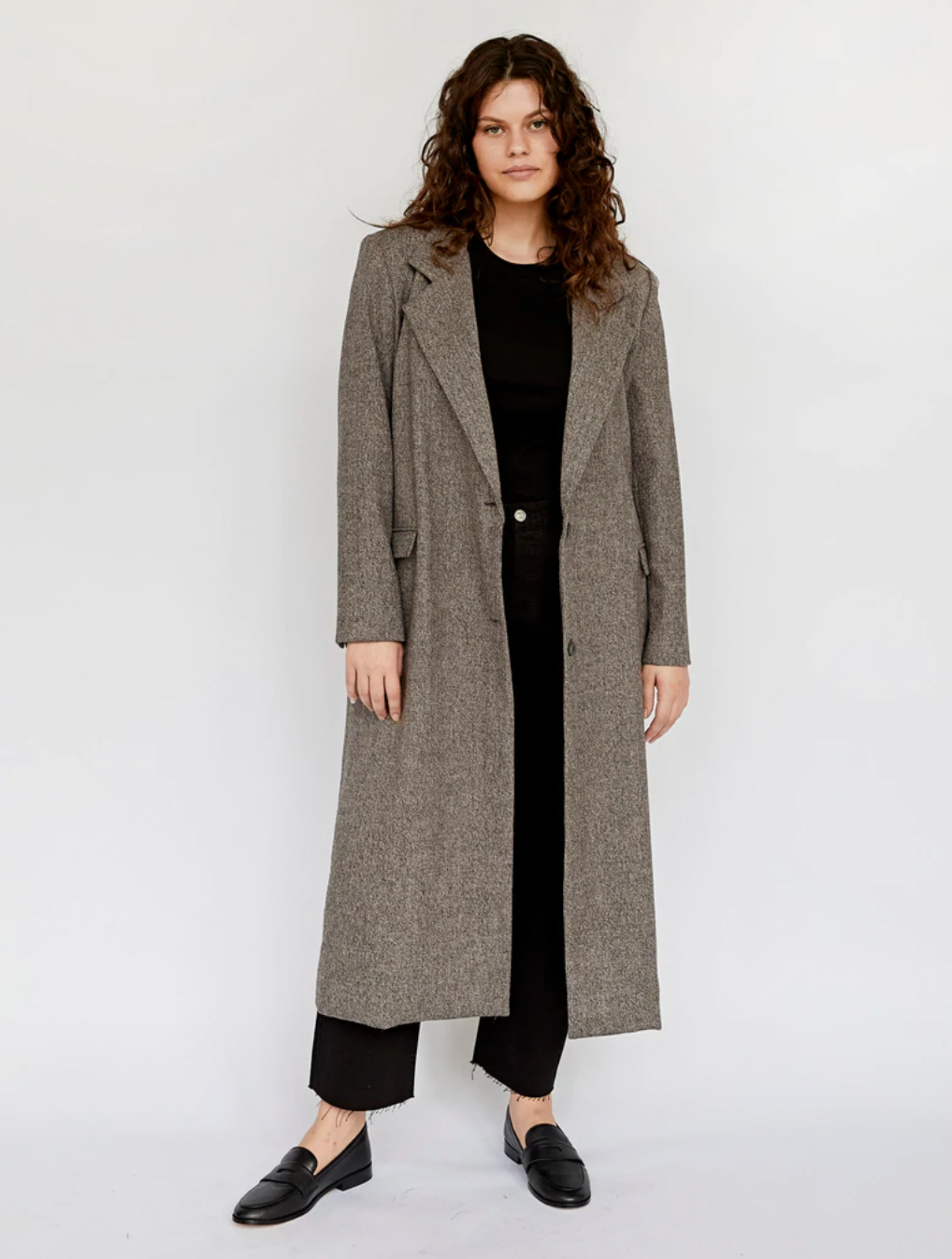 Matin + Wool Tweed Coat