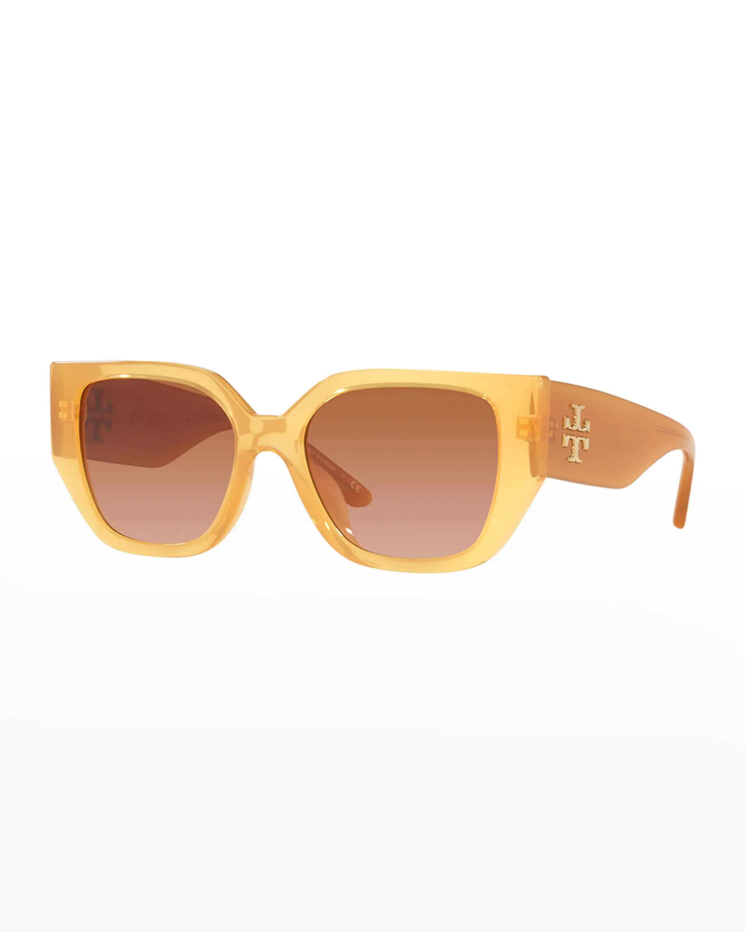 Tory Burch + Rectangle Propionate Sunglasses