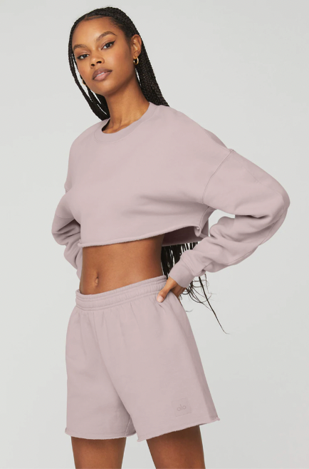 Alo Yoga + Extra Crop Crew Neck