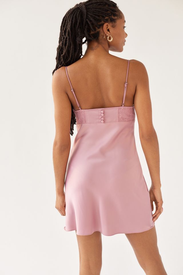 Urban outfitters shop pink slip dress