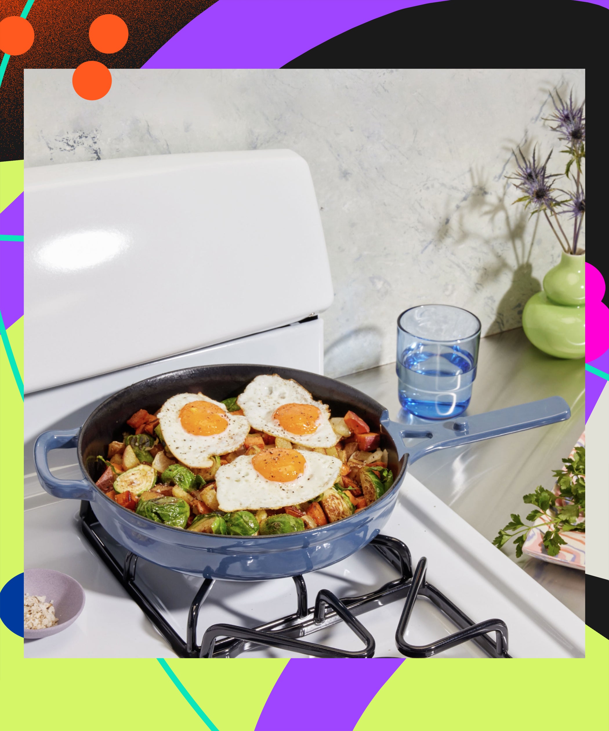 Our Place Just Launched a Cast Iron Grill Pan That's Perfect for