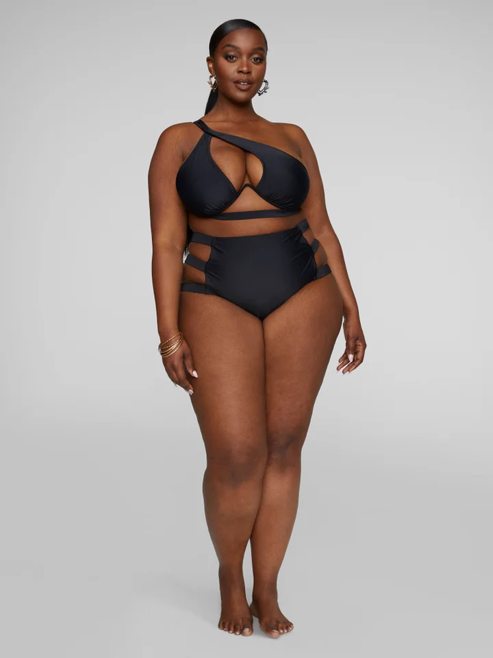 Girls Black Swimwear Beachwear 2022 Women Sexy Bikini Large