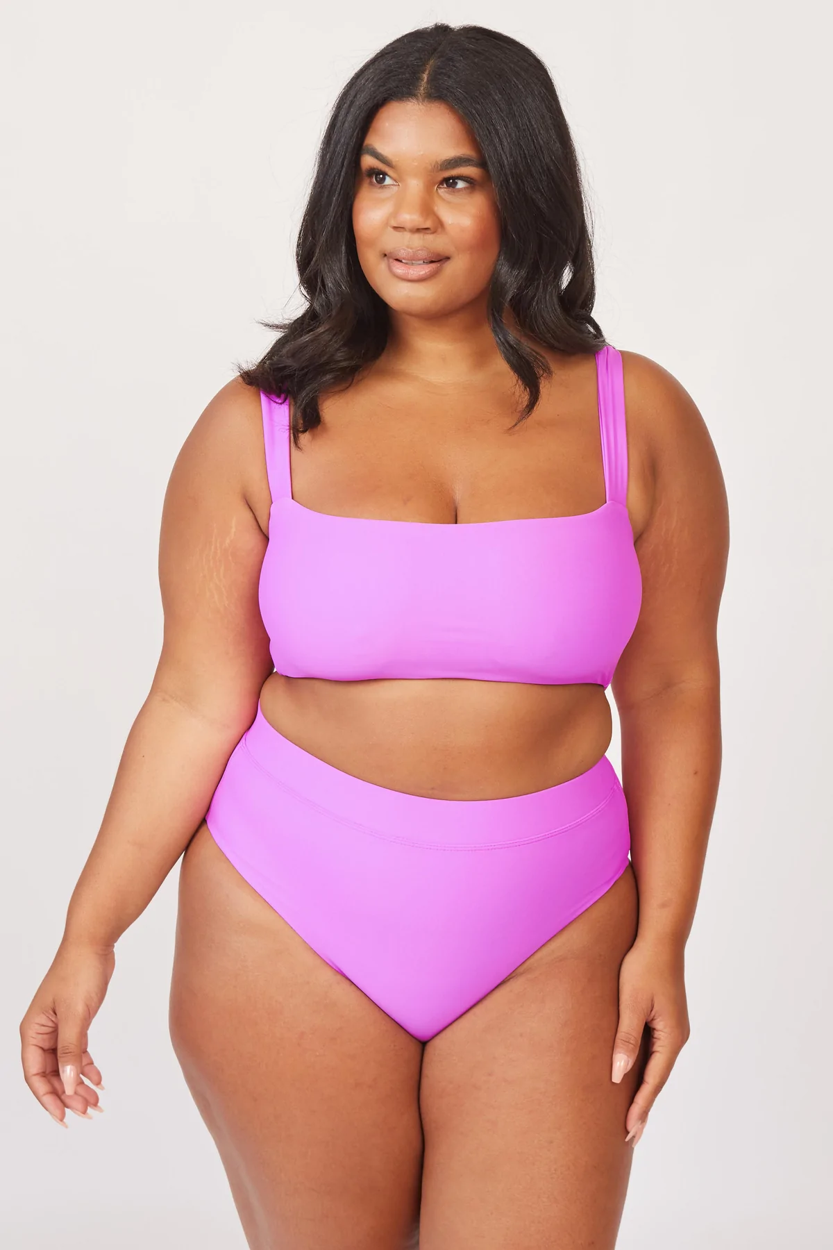 Plus Size Bikini Set for Obese Woman Separate Women's Swimwear