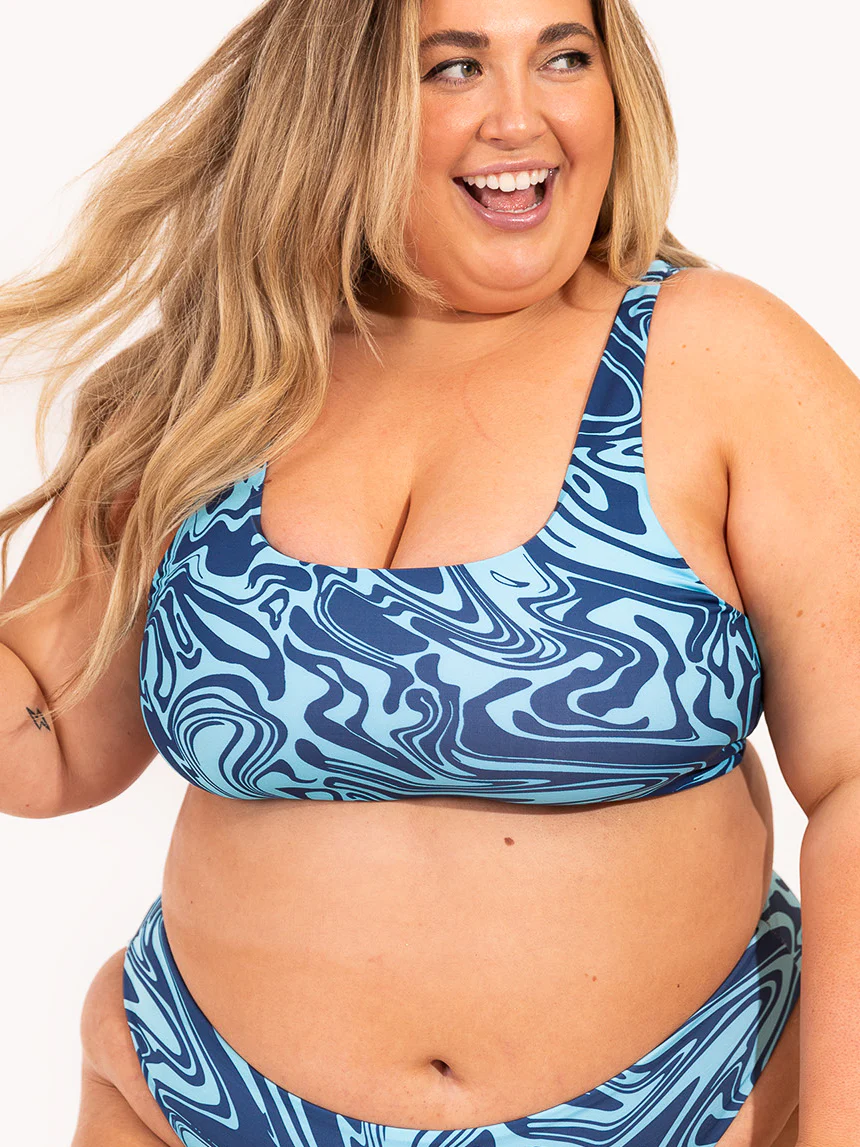 plus size model bathing suit line