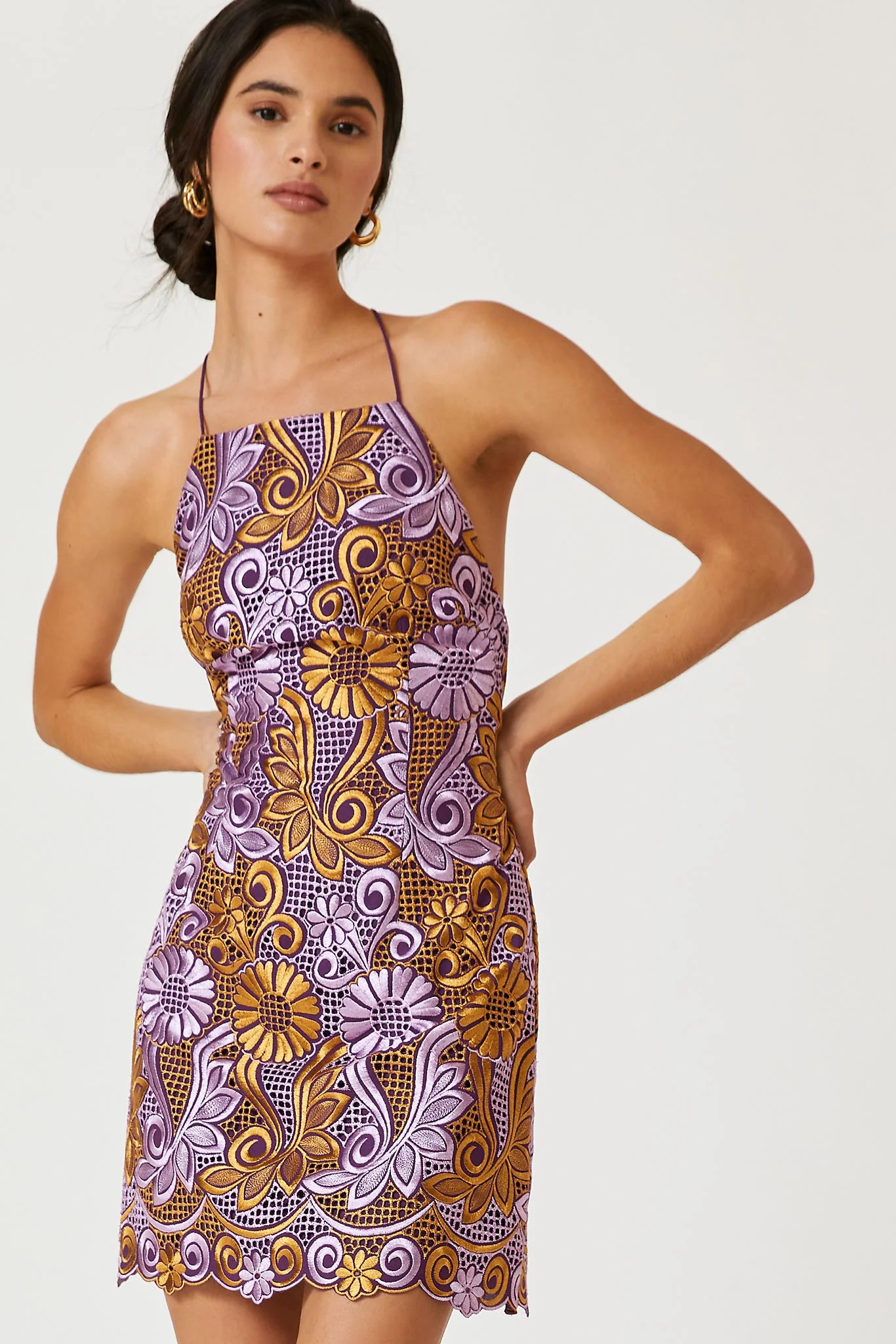 By Anthropologie Halter Keyhole Fit & Flare Mini Dress  Anthropologie Japan  - Women's Clothing, Accessories & Home