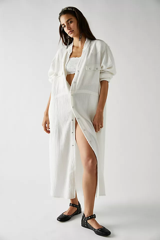 Women's Long Sleeve Cinch Waist Maxi Shirtdress - Universal Thread™ : Target