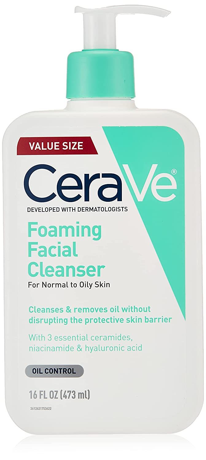 CeraVe + Foaming Facial Cleanser