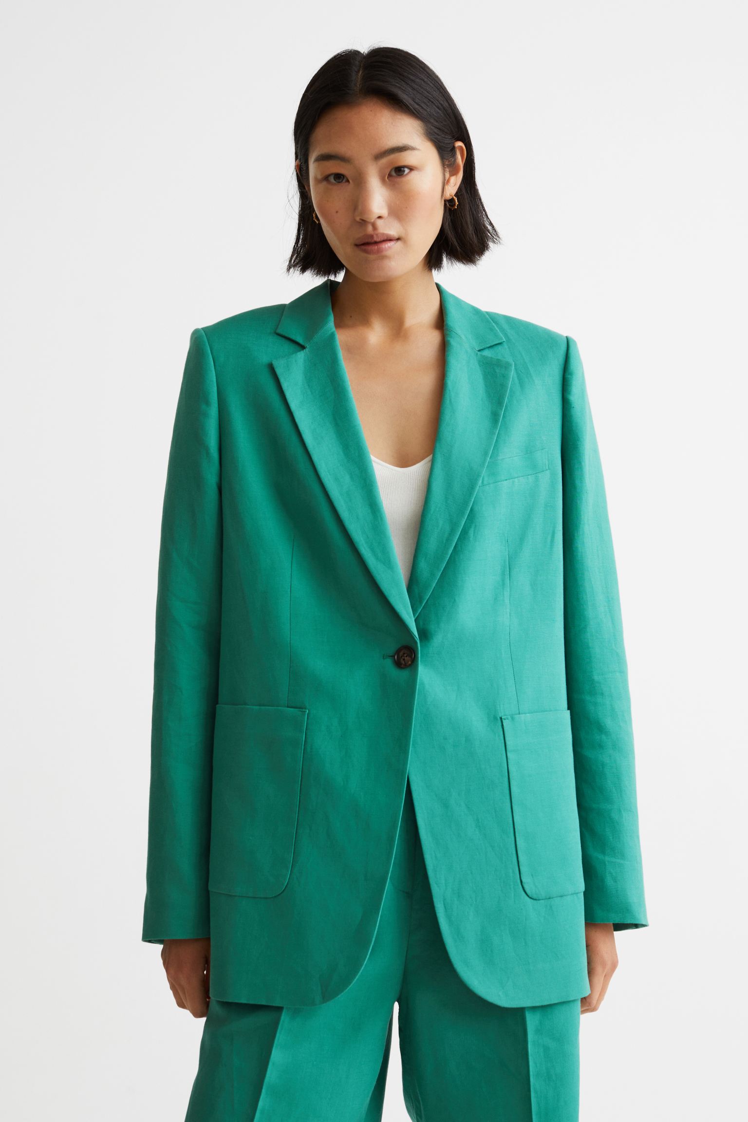 H&M + Single-Breasted Jacket