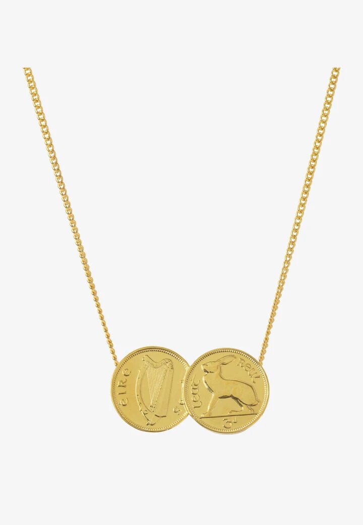 double irish coin necklace