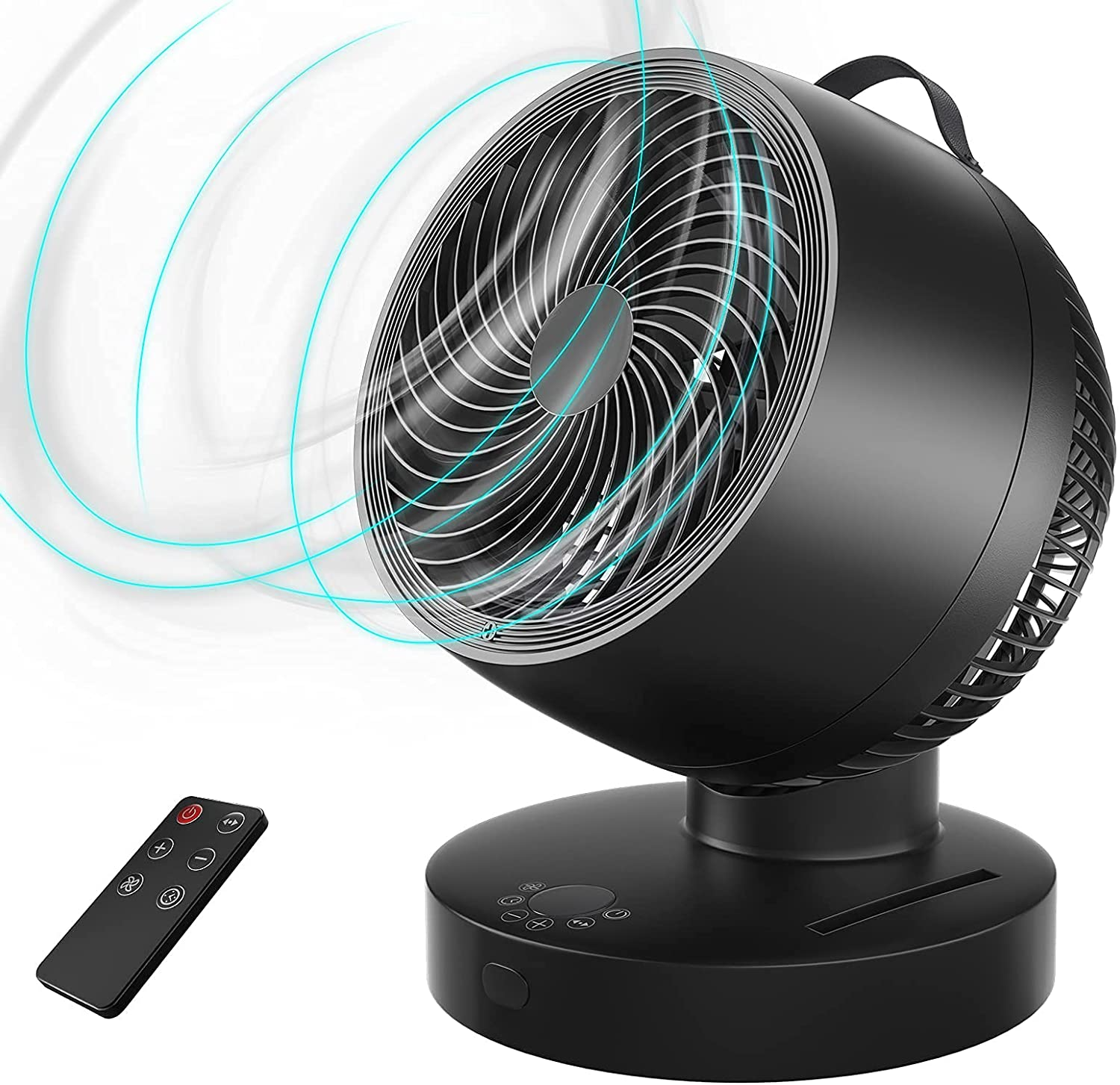 OUTERA + Air Circulator Fan, Blade 8″, 6 Speeds 4 Wind Modes