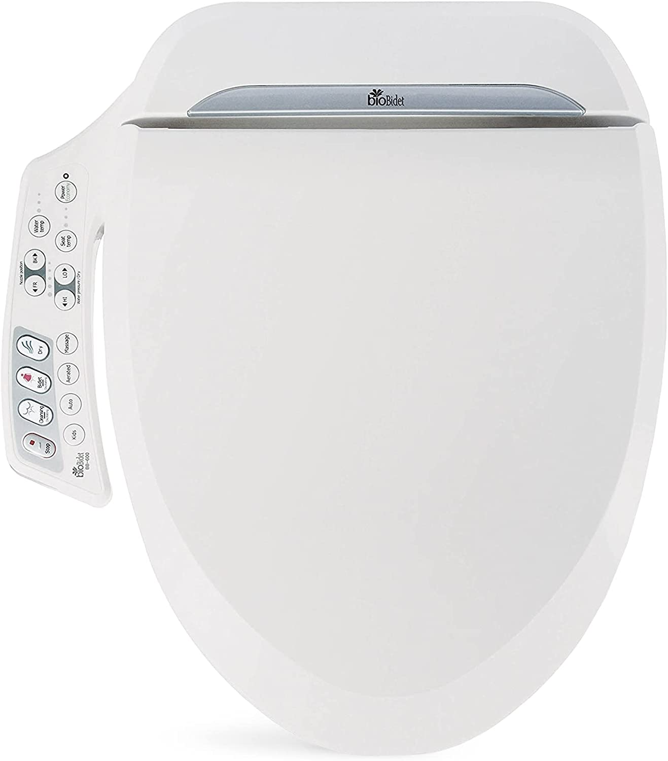 Bio Bidet by Bemis + BB600 Bidet Toilet Seat, Round, White