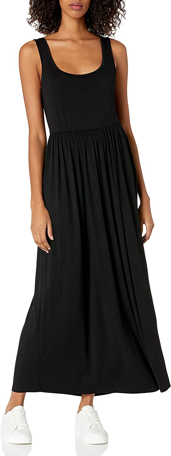 Amazon Essentials + Women’s Tank Waisted Maxi Dress